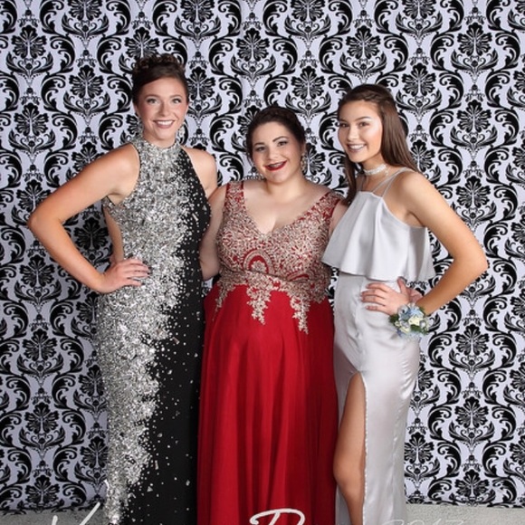 Beautiful Red Prom Dress - Picture 4 of 4